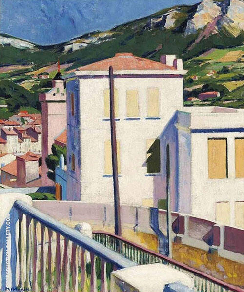 The White Villa Cassis | Oil Painting Reproduction
