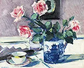 Pink Roses 3 By Francis Campbell Boileau Cadell