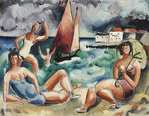 Bathers By Christopher Wood