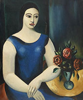 Girl in a Blue Dress 1926 By Christopher Wood