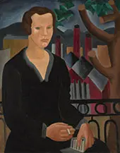 Girl with Cigarette 1927 By Christopher Wood