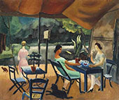 Restaurant at St Cloud 1925 By Christopher Wood