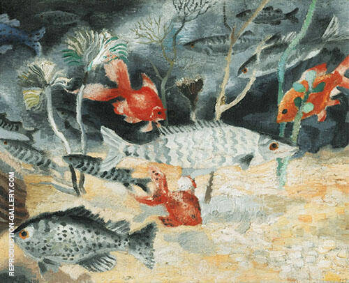 The Goldfish 1929 by Christopher Wood | Oil Painting Reproduction
