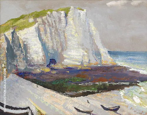 Beach with Cliffs By Isaac Grunewald