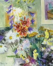 Floral Still Life By Isaac Grunewald