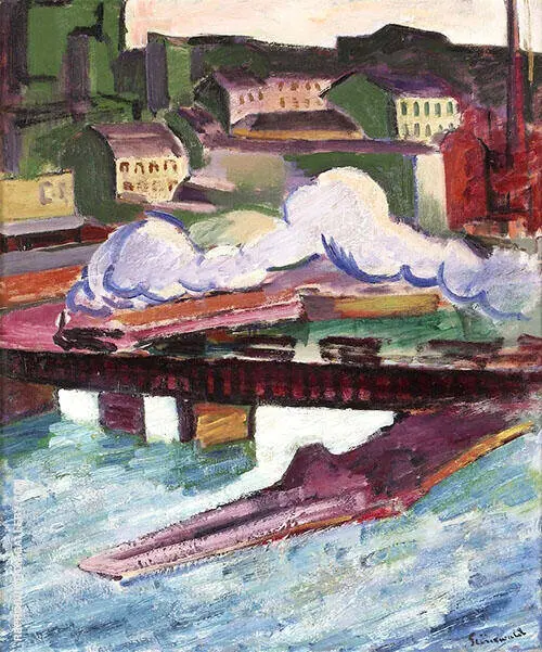 In The Sunset By Isaac Grunewald