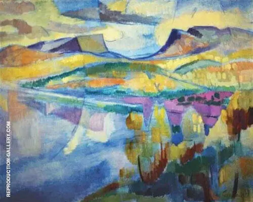 Landscape 1943 By Isaac Grunewald