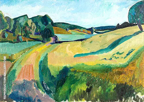 Landscape from Smilangsdalen By Isaac Grunewald