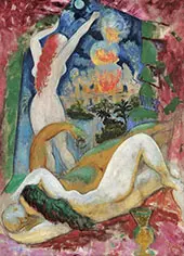 Lot and His Daughters By Isaac Grunewald