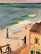 Mediterranean Beach By Isaac Grunewald