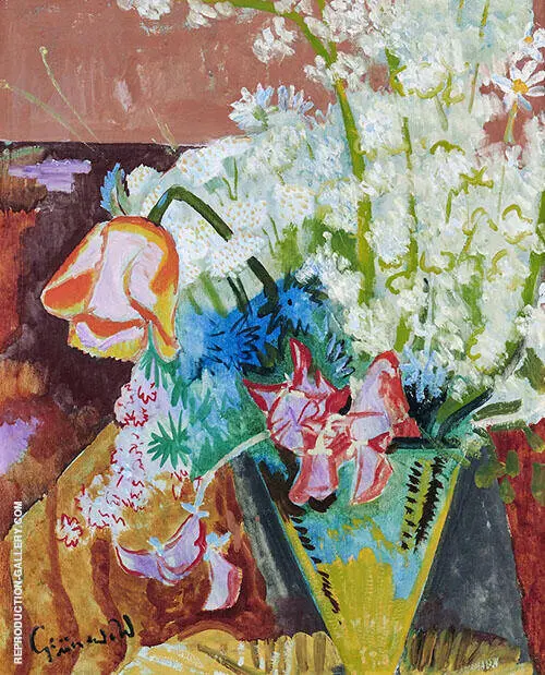 Poppies and other Flowers By Isaac Grunewald