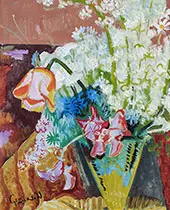 Poppies and other Flowers By Isaac Grunewald