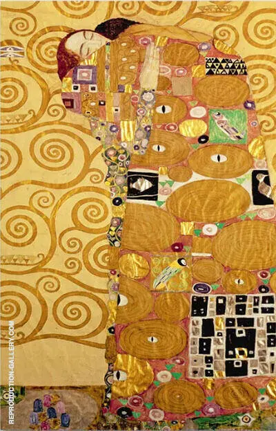 Fulfillment, Stoclet Frieze By Gustav Klimt