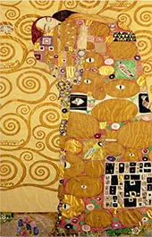 Fulfillment, Stoclet Frieze By Gustav Klimt