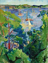 Summer View from Saltsjobaden 1942 By Isaac Grunewald