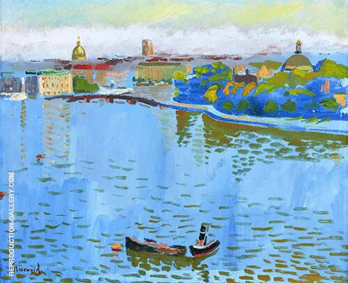 View of Strommen Stockholm 1927 By Isaac Grunewald