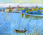 View of Strommen Stockholm 1927 By Isaac Grunewald