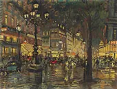 A Night in Paris By Konstantin Korovin