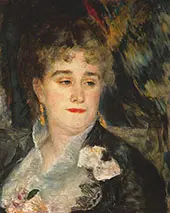 Portrait of Madame Charpentier 1877 By Pierre Auguste Renoir