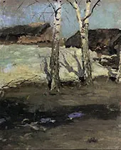 Last Snow By Konstantin Korovin