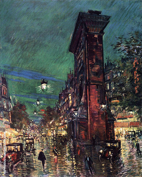 Saint Denis Paris by Konstantin Korovin Oil Painting Reproduction
