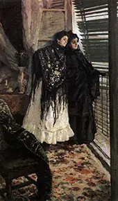 Spainish Women By Konstantin Korovin