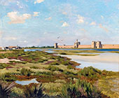 Aigues Mortes 1867 By Frederic Bazille