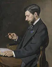 Edmond Maitre 1869 By Frederic Bazille