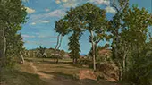 Landscape on The Bank of The Lez 1870 By Frederic Bazille