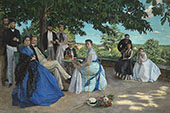 The Family Reunion 1867 By Frederic Bazille