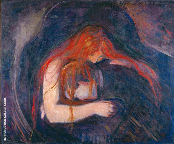 Love and Pain, aka Vampire By Edvard Munch