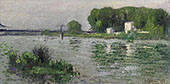Banks of The Seine at Triel By Gustave Loiseau