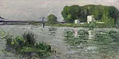 Banks of The Seine at Triel By Gustave Loiseau