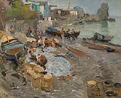 Fishing Boats Gurzuf 1911 By Gustave Loiseau