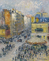 La Rue du Cligancourt Paris 1924 By Gustave Loiseau