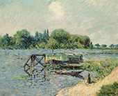 Laundry on The Seine at Herblay By Gustave Loiseau