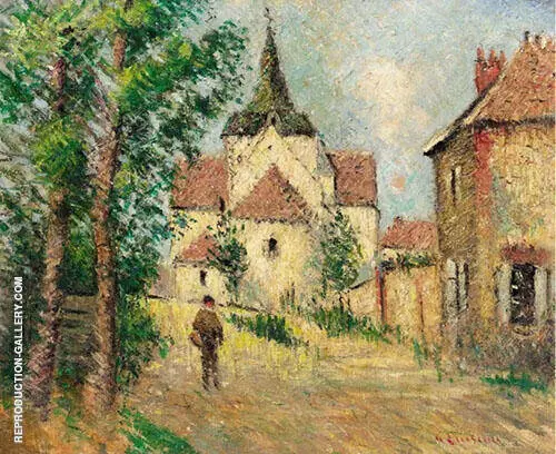Le Village Anime By Gustave Loiseau