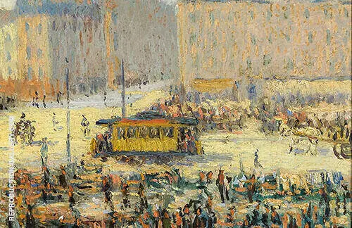 Place de L'Etoile By Gustave Loiseau