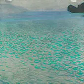 On Lake Attersee 1900 By Gustav Klimt