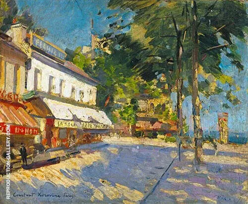 Street Scene Nice By Gustave Loiseau