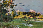 Summer Landscape By Gustave Loiseau