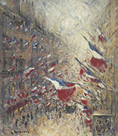 The 14th July in Paris c1925 By Gustave Loiseau