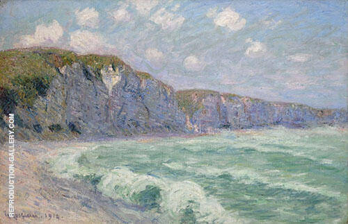 The Cliffs at FeCamp 1913 by Gustave Loiseau | Oil Painting Reproduction