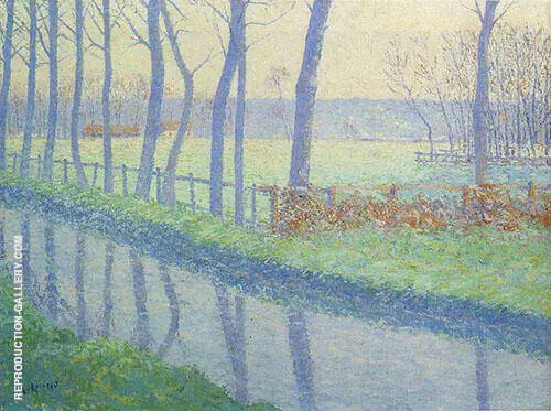 Trees by The River 1891 By Gustave Loiseau