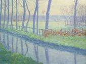 Trees by The River 1891 By Gustave Loiseau