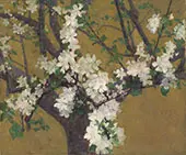 Almond Tree in Blossom c1887 By John Peter Russell