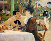 Chez le Pere Lathuille By Edouard Manet