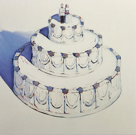 Wedding Cake 1962 by Wayne Thiebaud | Oil Painting Reproduction