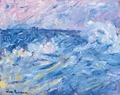 Stormy Sky and Sea Belle Ile off Brittany 1890 By John Peter Russell