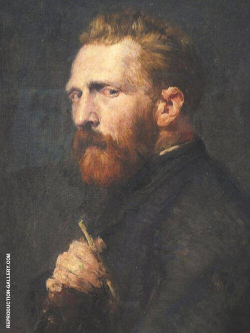 Vincent van Gogh 1886 by John Peter Russell | Oil Painting Reproduction